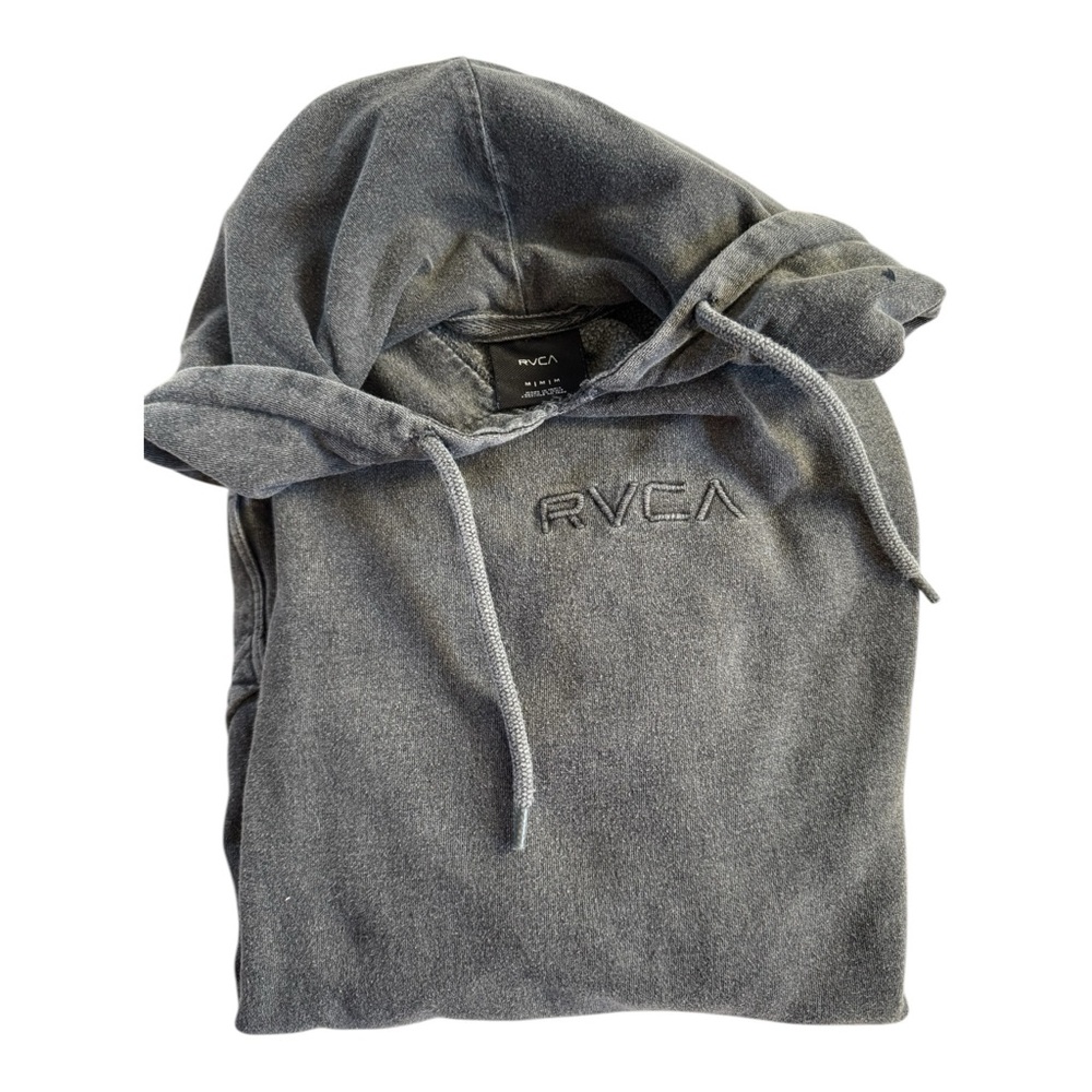 RVCA Faded Black Hoodie - M